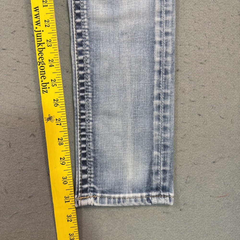 Rock Revival JEANS Womens 26x31.5 ALIVIA Easy SKINNY EMBELISHED THICK STITCH - Picture 5 of 10